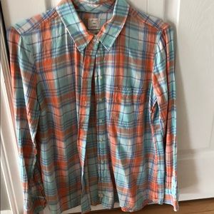 GAP fitted boyfriend button down M